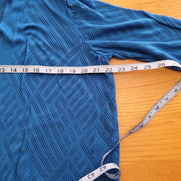 Turquoise Open Cardigan - Picture 4 of 5